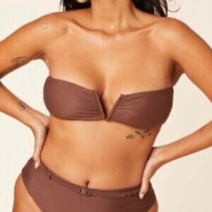Andie Swim Size M Women's Swim The Scala Bikini Top